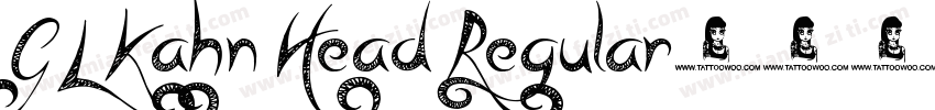 GL Kahn Head Regular字体转换